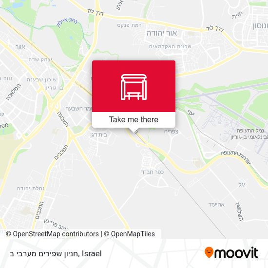 חניון שפירים מערבי ב map