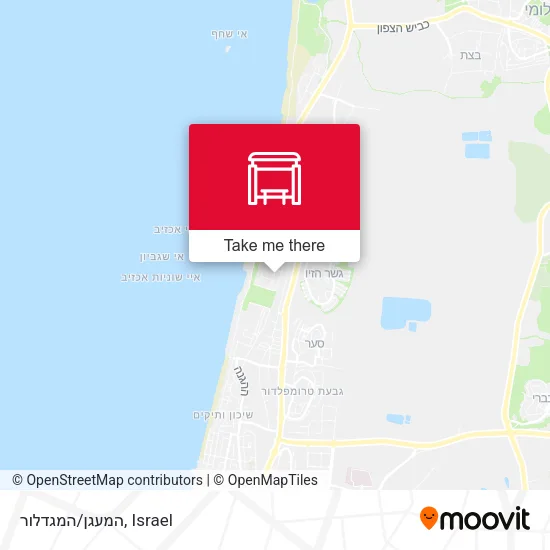 המעגן/המגדלור map