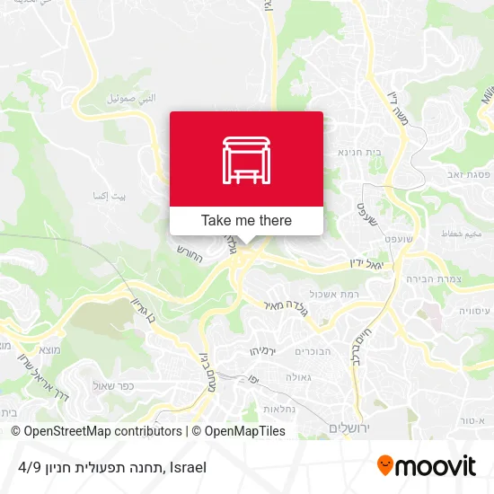 Карта תחנה תפעולית חניון 4/9