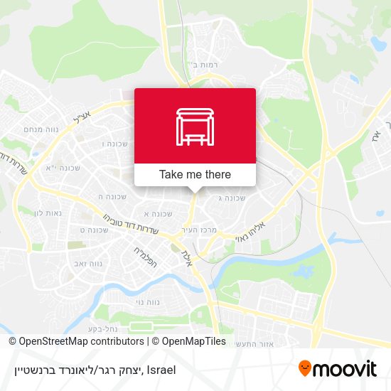 יצחק רגר/ליאונרד ברנשטיין map