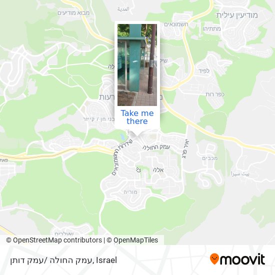 עמק החולה /עמק דותן map