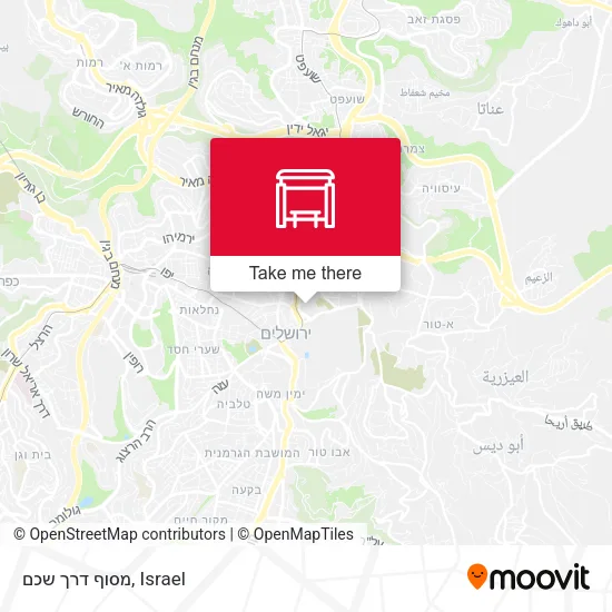 Карта מסוף דרך שכם