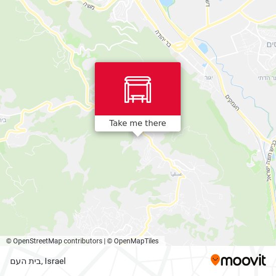בית העם map