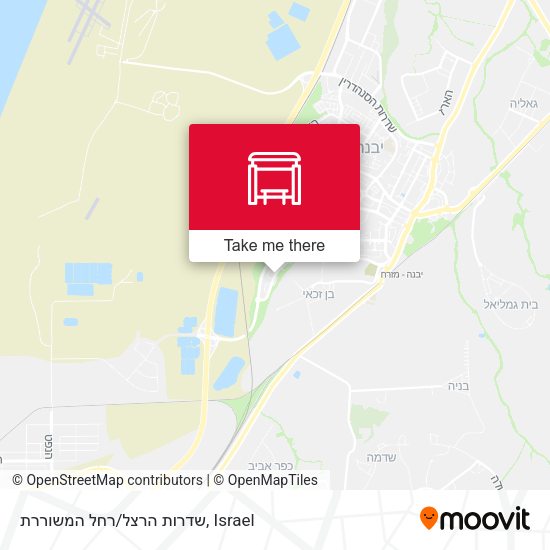 שדרות הרצל/רחל המשוררת map