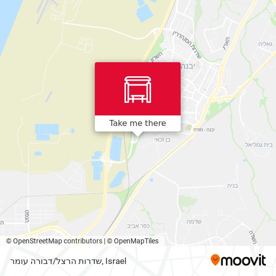 שדרות הרצל/דבורה עומר map