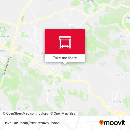 Карта תאופיק זיאד/עוסמן חוג'יראת