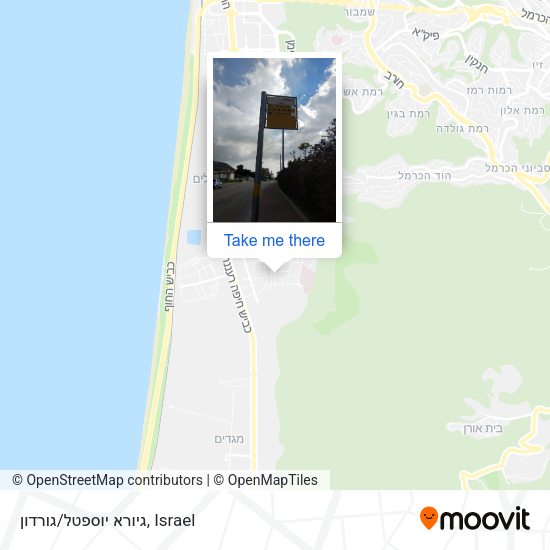 גיורא יוספטל/גורדון map