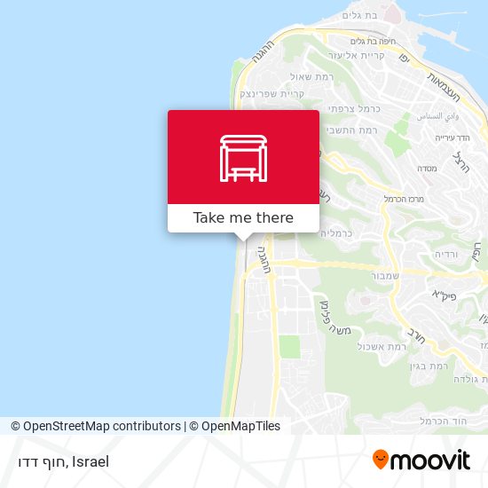 חוף דדו map