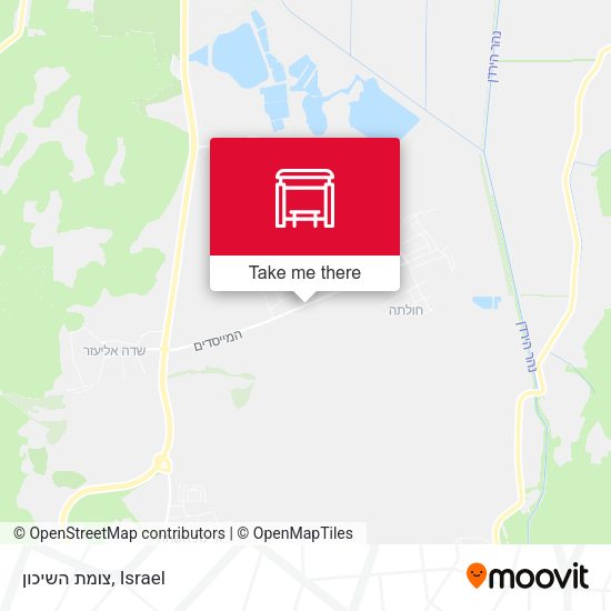 צומת השיכון map