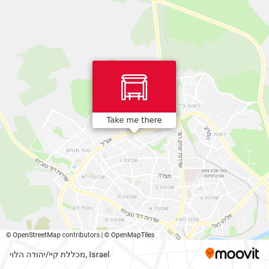 מכללת קיי/יהודה הלוי map