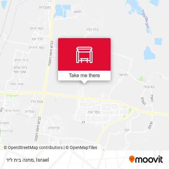 מחנה בית ליד map