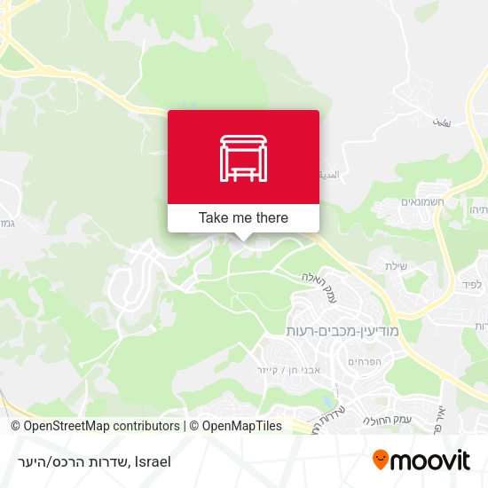 שדרות הרכס/היער map