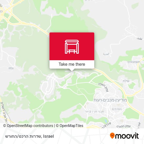 שדרות הרכס/החורש map