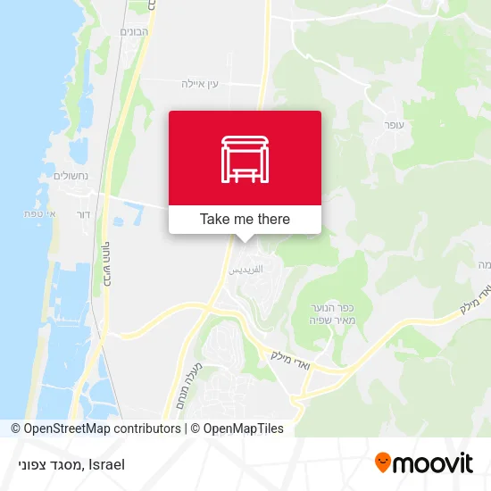 Карта מסגד צפוני