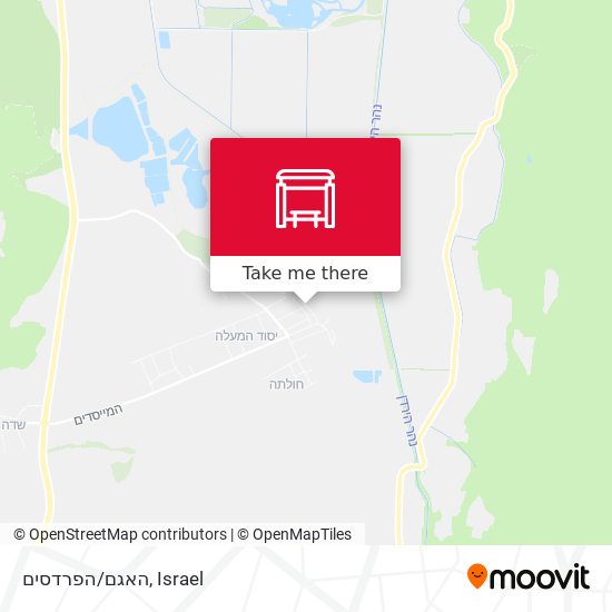 האגם/הפרדסים map