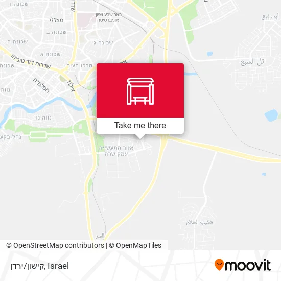 Карта קישון/ירדן