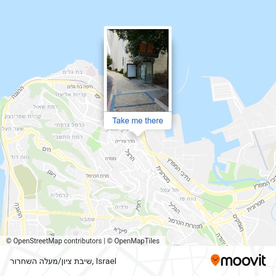 שיבת ציון/מעלה השחרור map