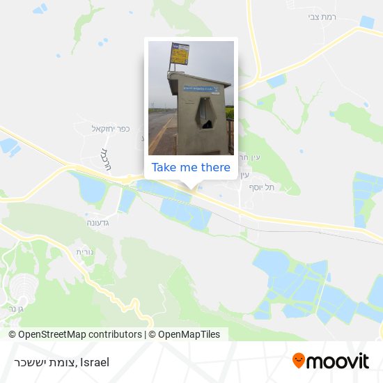 צומת יששכר map