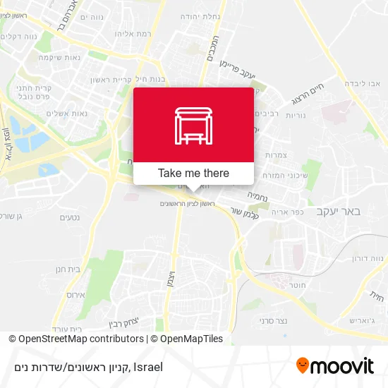 Карта קניון ראשונים/שדרות נים