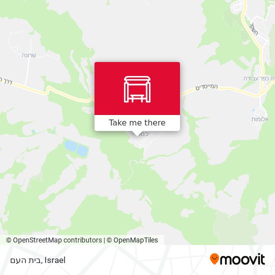 בית העם map