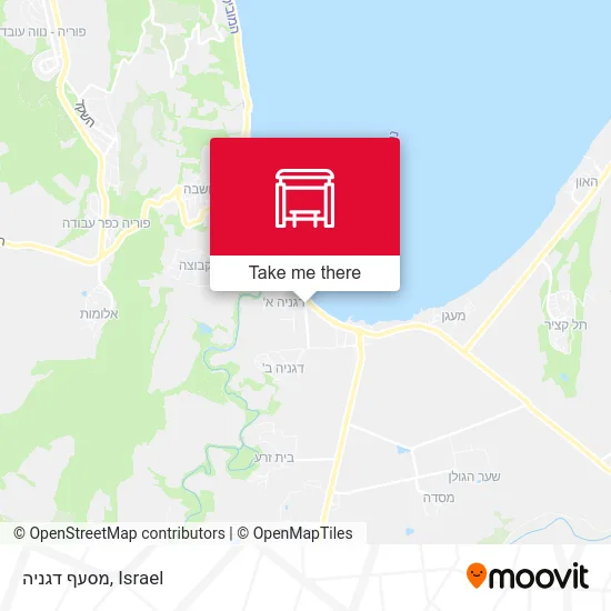 Карта מסעף דגניה