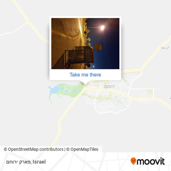 Карта פארק ירוחם