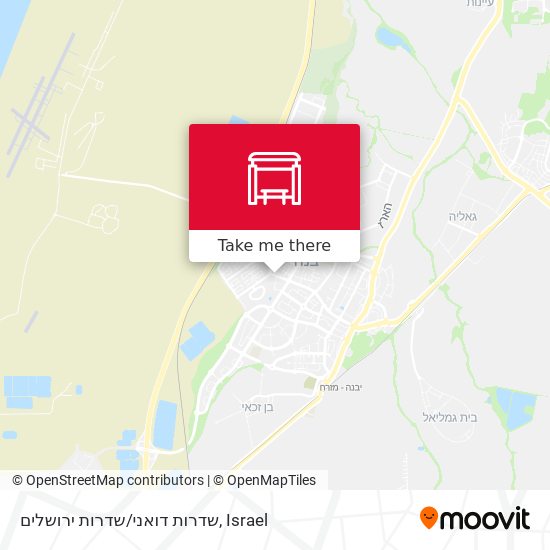 שדרות דואני/שדרות ירושלים map