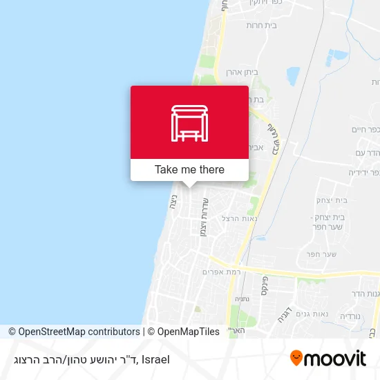 Карта ד''ר יהושע טהון/הרב הרצוג