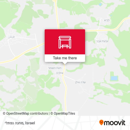 מחנה נפתלי map