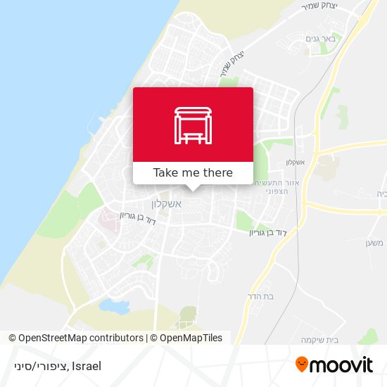 ציפורי/סיני map