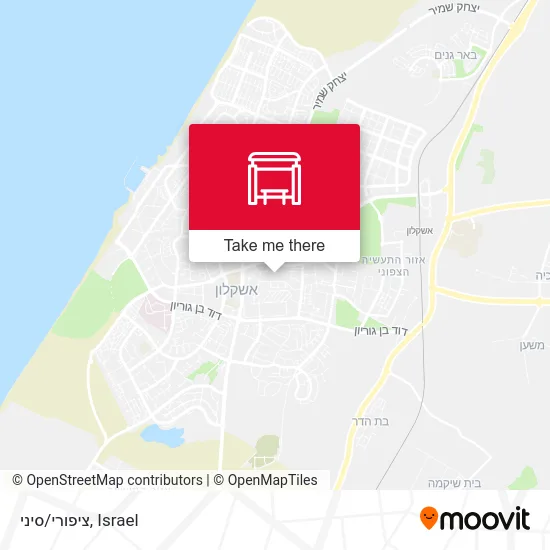 Карта ציפורי/סיני