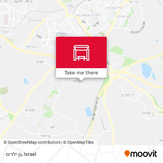 גן ילדים map