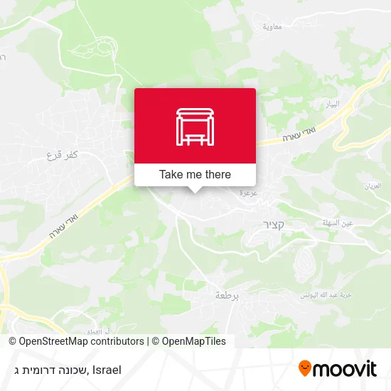 Карта שכונה דרומית ג