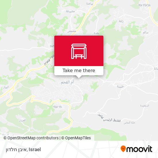 איבן חלדון map