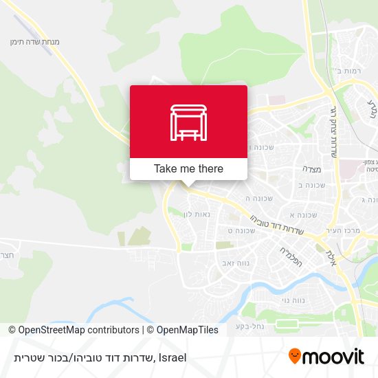 שדרות דוד טוביהו/בכור שטרית map