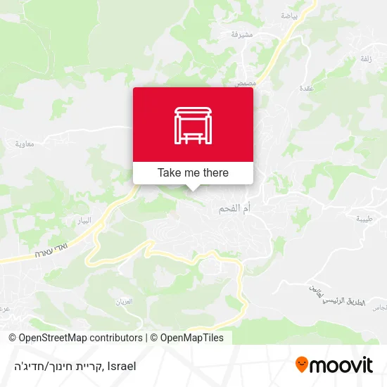 Карта קריית חינוך/חדיג'ה