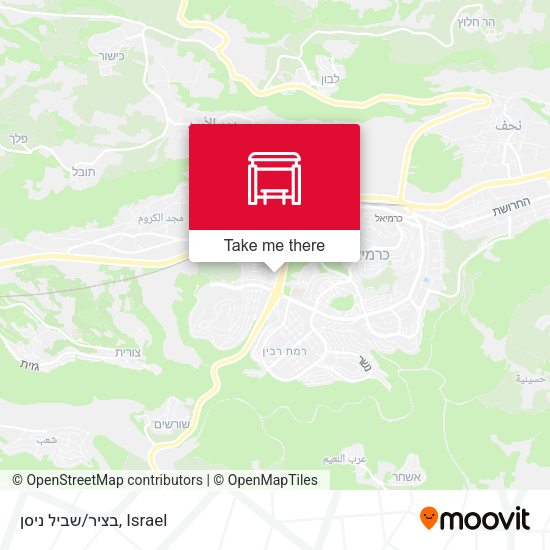 בציר/שביל ניסן map