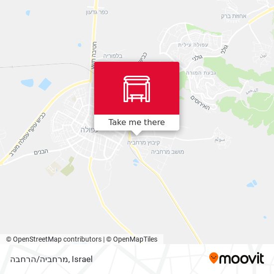 מרחביה/הרחבה map