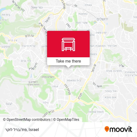 פת/ברל לוקר map