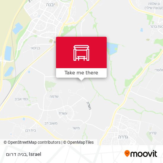 בניה  דרום map