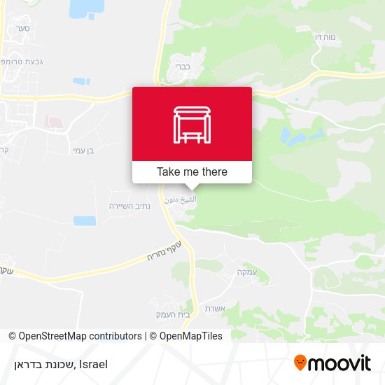 שכונת בדראן map