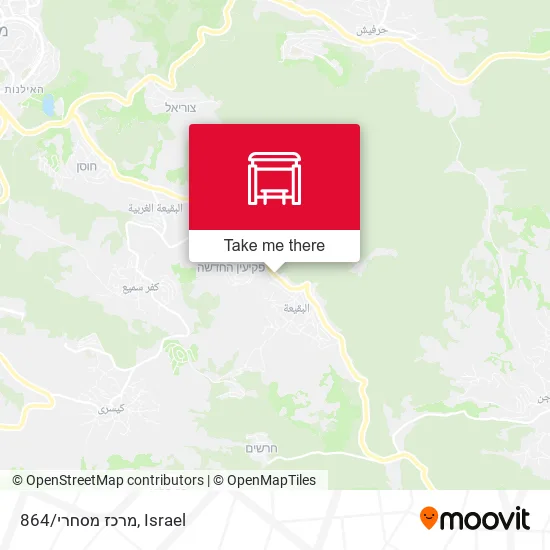 Карта מרכז מסחרי/864