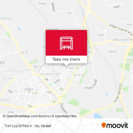 שד. ירושלים/גבריאל map