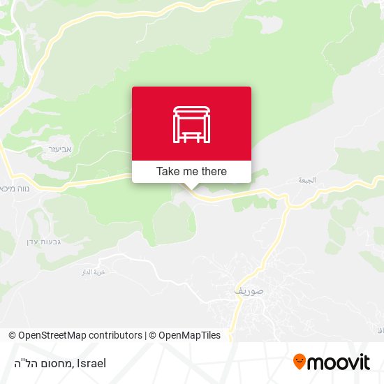 מחסום הל''ה map