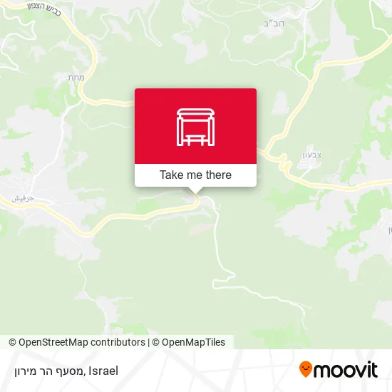 Карта מסעף הר מירון
