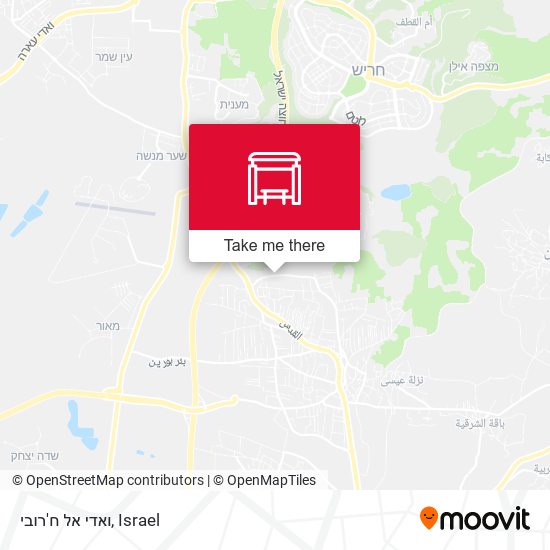 ואדי אל ח'רובי map