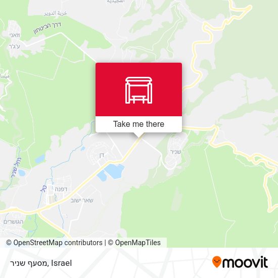 Карта מסעף שניר