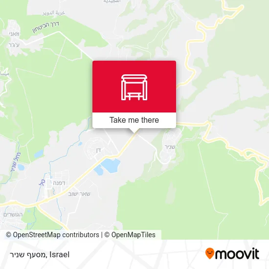 Карта מסעף שניר