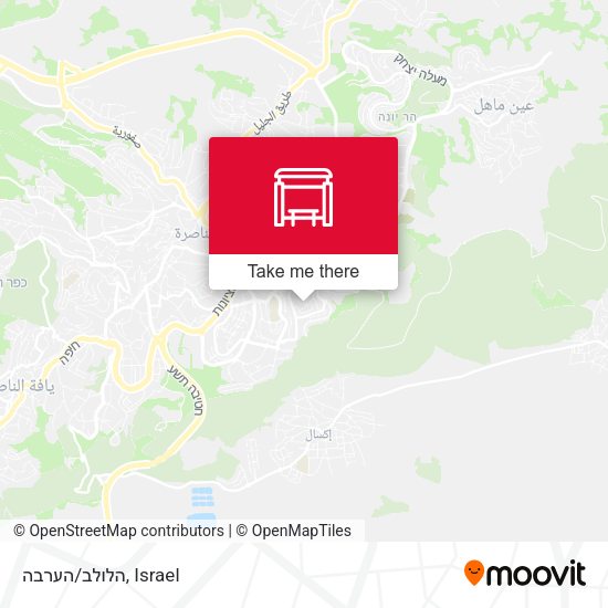 הלולב/הערבה map