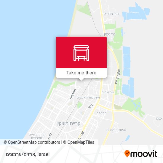 ארזים/ערמונים map